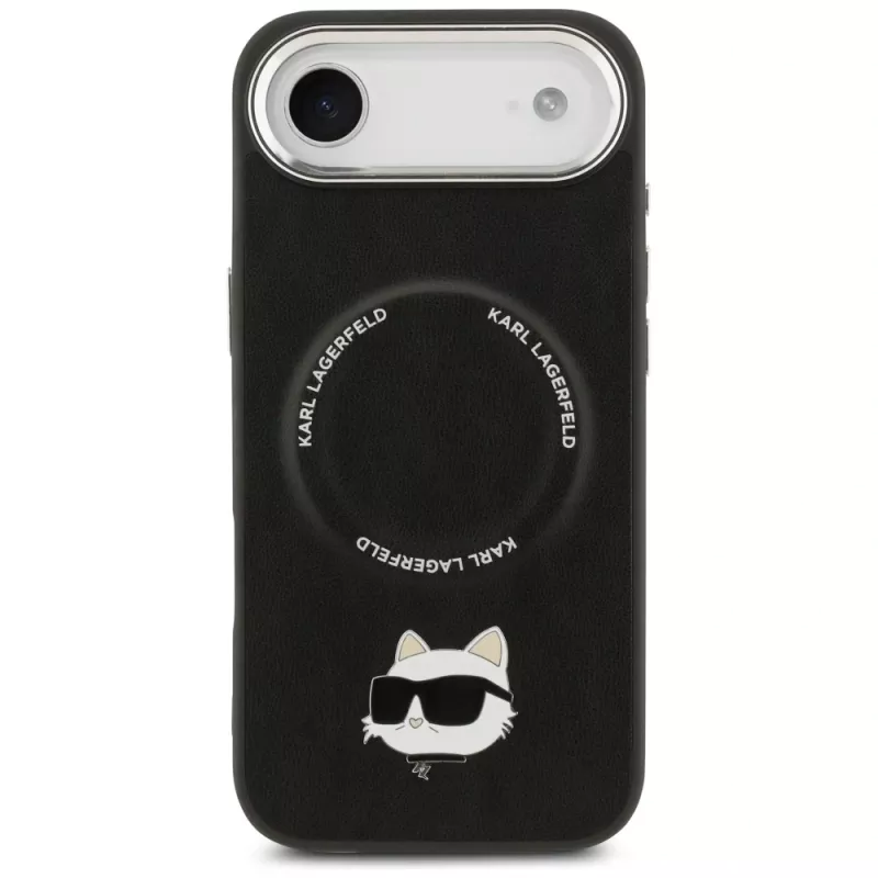 KARL LAGERFELD Choupette Pin MagSafe-Hülle für Apple iPhone Air, Schwarz