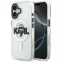 KARL LAGERFELD IML Karl Sketch Logo MagSafe Case für Apple iPhone 17 Transparent