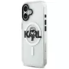 KARL LAGERFELD IML Karl Sketch Logo MagSafe Case für Apple iPhone 17 Transparent