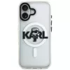 KARL LAGERFELD IML Karl Sketch Logo MagSafe Case für Apple iPhone 17 Transparent
