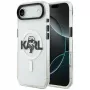 Karl Lagerfeld IML Karl Sketch Logo MagSafe Case für iPhone Air, Transparent