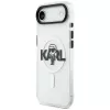 Karl Lagerfeld IML Karl Sketch Logo MagSafe Case für iPhone Air, Transparent
