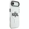 Karl Lagerfeld IML Karl Sketch Logo MagSafe Case für iPhone Air, Transparent