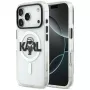 KARL LAGERFELD IML Karl Sketch Logo MagSafe Case für iPhone 17 Pro Transparent