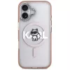 Karl Lagerfeld IML Choupette Sketch Logo MagSafe Case für iPhone 17, Pink
