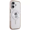 Karl Lagerfeld IML Choupette Sketch Logo MagSafe Case für iPhone 17, Pink