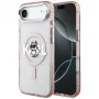 Karl Lagerfeld IML Choupette Sketch Logo MagSafe Case für iPhone Air Pink