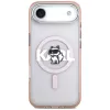Karl Lagerfeld IML Choupette Sketch Logo MagSafe Case für iPhone Air Pink