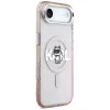 Karl Lagerfeld IML Choupette Sketch Logo MagSafe Case für iPhone Air Pink