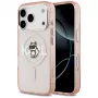 Karl Lagerfeld IML Choupette Sketch Logo MagSafe Case für iPhone 17 Pro - Pink