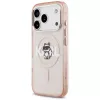 Karl Lagerfeld IML Choupette Sketch Logo MagSafe Case für iPhone 17 Pro - Pink