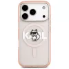 Karl Lagerfeld IML Choupette Sketch Logo MagSafe Case für iPhone 17 Pro - Pink