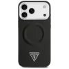 Guess Triangle Logo MagSafe Case für Apple iPhone 17 Pro (Schwarz)