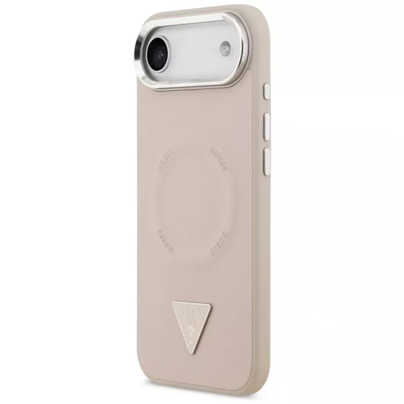 Guess Triangle Logo MagSafe Case für iPhone Air (Pink)