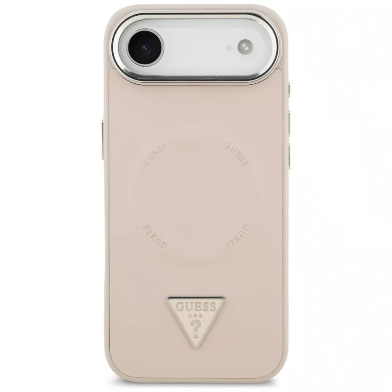 Guess Triangle Logo MagSafe Case für iPhone Air (Pink)