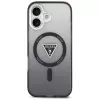 Guess IML Gradient Triangle Logo MagSafe Case für iPhone 17 Schwarz