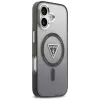Guess IML Gradient Triangle Logo MagSafe Case für iPhone 17 Schwarz