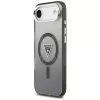 Guess IML Gradient Triangle Logo MagSafe Case für iPhone Air Schwarz