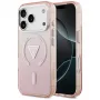 Guess IML Gradient Triangle Logo MagSafe Case für Apple iPhone 17 Pro, Pink