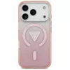 Guess IML Gradient Triangle Logo MagSafe Case für Apple iPhone 17 Pro, Pink