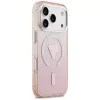 Guess IML Gradient Triangle Logo MagSafe Case für Apple iPhone 17 Pro, Pink
