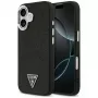 Guess Glitter Triangle Logo MagSafe Case für iPhone 17 Schwarz
