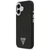 Guess Glitter Triangle Logo MagSafe Case für iPhone 17 Schwarz