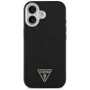 Guess Glitter Triangle Logo MagSafe Case für iPhone 17 Schwarz