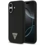 Guess Silicone Triangle Logo MagSafe Case für iPhone 17 Schwarz
