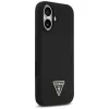 Guess Silicone Triangle Logo MagSafe Case für iPhone 17 Schwarz