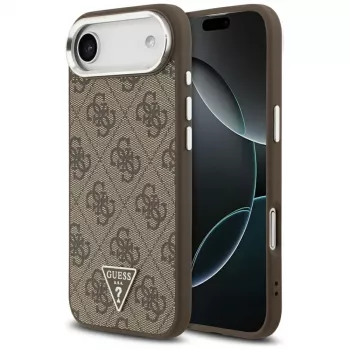 Guess 4G Triangle Logo MagSafe Case für iPhone Air - Braun