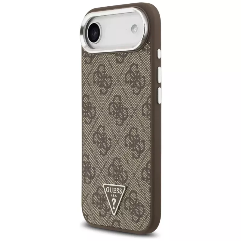 Guess 4G Triangle Logo MagSafe Case für iPhone Air - Braun