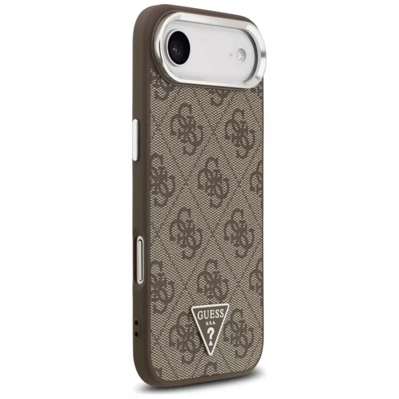 Guess 4G Triangle Logo MagSafe Case für iPhone Air - Braun
