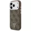 Guess 4G Triangle Logo MagSafe Case für iPhone 17 Pro (Braun)