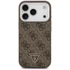 Guess 4G Triangle Logo MagSafe Case für iPhone 17 Pro (Braun)