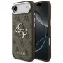 Guess GUHCP17MP4G4SMCW 4G Big 4G Classic Logo Hülle für iPhone Air – Braun / Silber