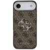Guess GUHCP17MP4G4SMCW 4G Big 4G Classic Logo Hülle für iPhone Air – Braun / Silber