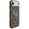 Guess GUHCP17MP4G4SMCW 4G Big 4G Classic Logo Hülle für iPhone Air – Braun / Silber