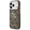 Guess 4G Big 4G Classic Logo Case für iPhone 17 Pro (Braun / Silber)