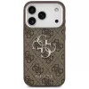 Guess 4G Big 4G Classic Logo Case für iPhone 17 Pro (Braun / Silber)