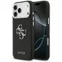 Guess Grained Big 4G Classic Logo Case für iPhone 17 Pro Max - Schwarz