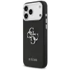 Guess Grained Big 4G Classic Logo Case für iPhone 17 Pro Max - Schwarz