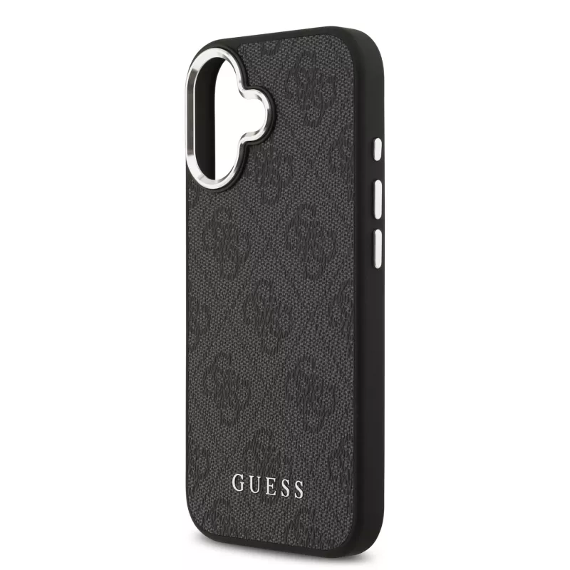Guess 4G Classic Logo MagSafe Case für iPhone 17 - Schwarz