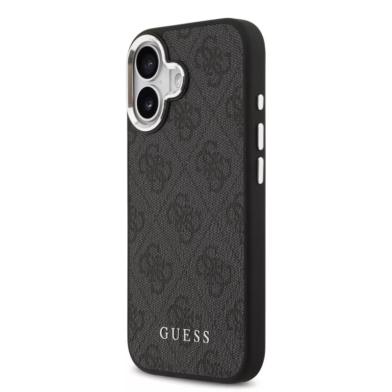 Guess 4G Classic Logo MagSafe Case für iPhone 17 - Schwarz