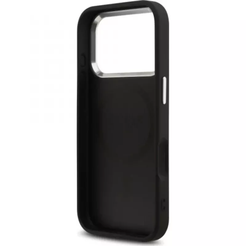 Guess 4G Classic Logo MagSafe Case für iPhone 17 Pro (Schwarz)