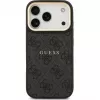 Guess 4G PU Classic Logo MagSafe Back Cover für Apple iPhone 17 Pro Schwarz