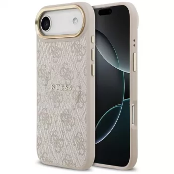 Guess 4G PU Classic Logo MagSafe Case für iPhone Air Pink