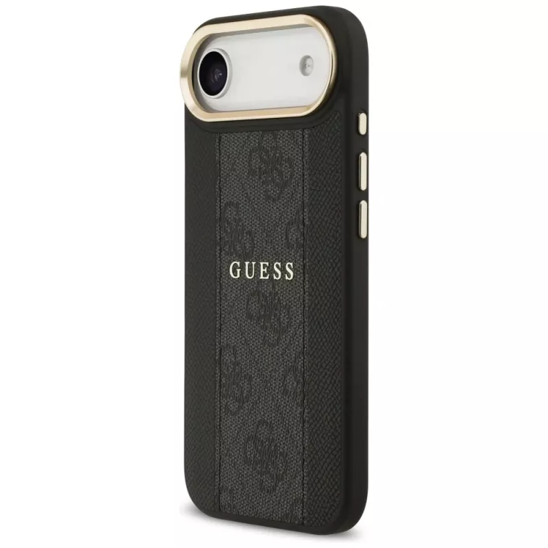 Guess 4G Stripe MagSafe Case für iPhone Air, Schwarz