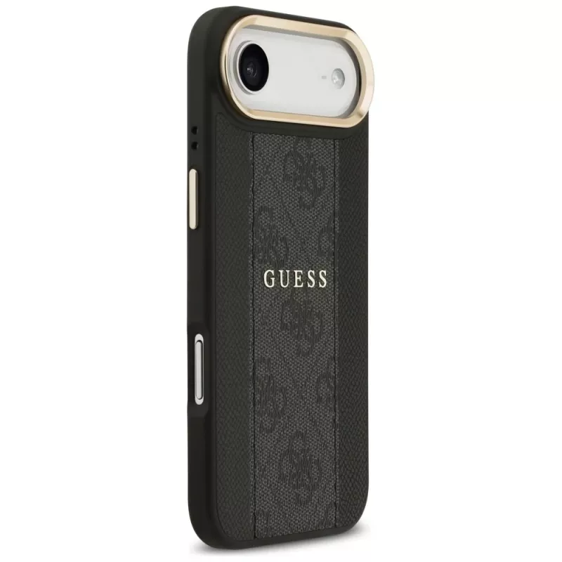 Guess 4G Stripe MagSafe Case für iPhone Air, Schwarz