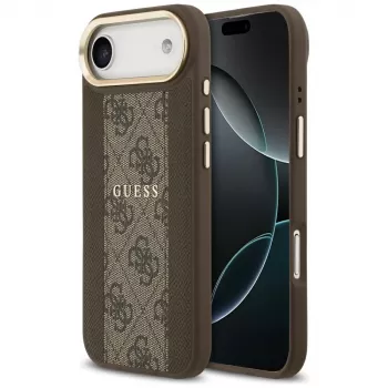 Guess 4G Stripe MagSafe Case für iPhone Air Braun